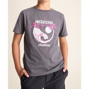 NWT Chubbies The‎ 70's Sun, Palm & Wave Tee T-Shirt Causal